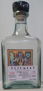 Botella de vidrio soplado,  750 ml. 